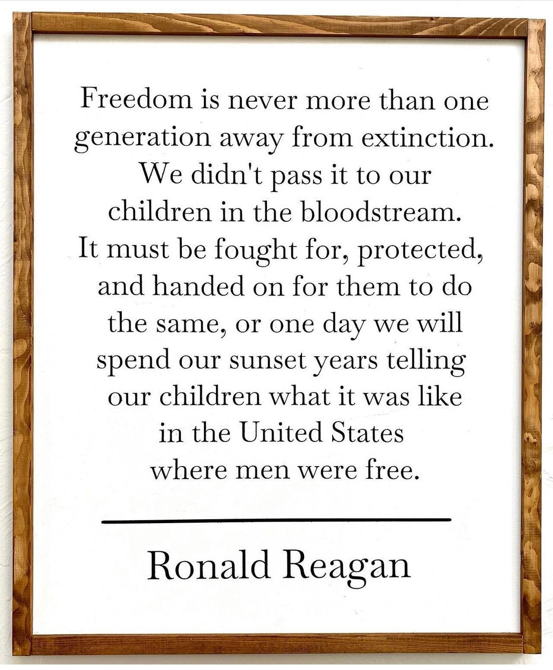 ronald reagan quotes on freedom